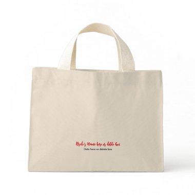 Here Comes the Bride Emergency Kit Travel Accessor Mini Tote Bag