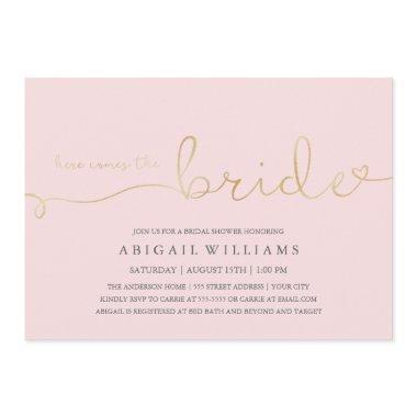 Here comes the bride -shower