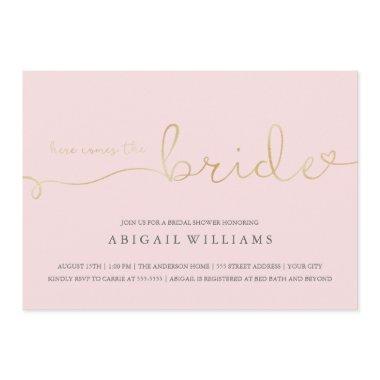 Here comes the bride -shower