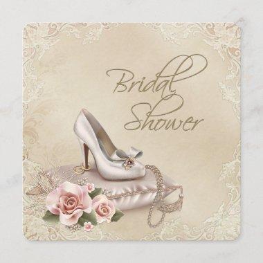 High Heel Shoe Bridal Shower Invitations