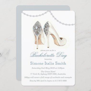 High Heel Shoe Couture Bachelorette Day Invitations