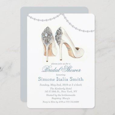High Heel Shoe Couture Bridal Shower Invitations
