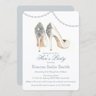 High Heel Shoe Couture Hen's Party Invitations