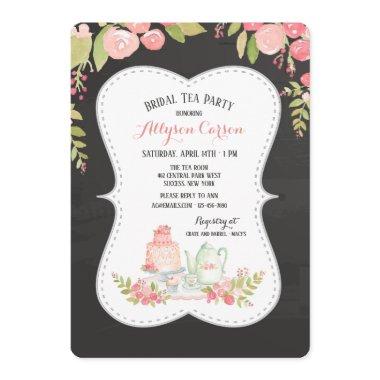 High Tea Bridal Shower Invitations