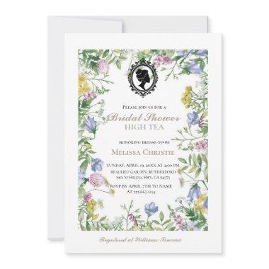 high tea garden party,beautiful soft pastel invit