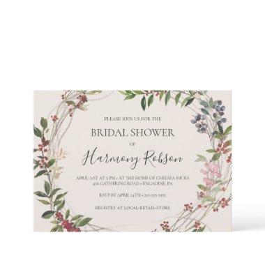 Holiday Botanical | Ivory Horizontal