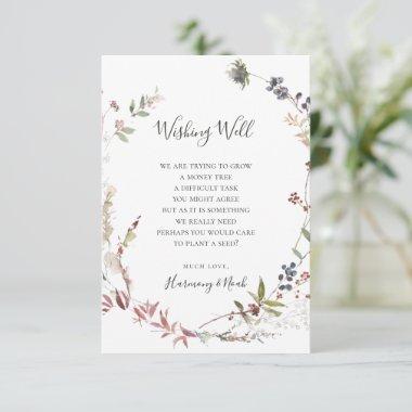 Holiday Chic Botanical | White Wishing Well Invitations