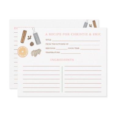 Holiday Cookie Exchange Spices Recipe Invitations