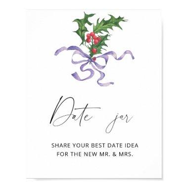 Holly branch - date night ideas bridal game poster