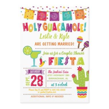 Holy Guacamole Couples Shower Fiesta Invitations W