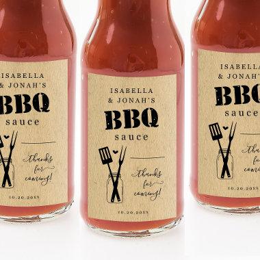 Homemade BBQ Sauce Favor Sticker