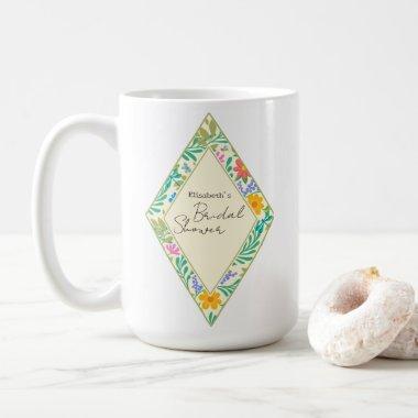 Honey Bee, Ladybug, Butterfly, Dragonfly & Flowers Coffee Mug