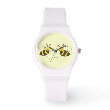 Honey Bees with Heart Sporty Watch