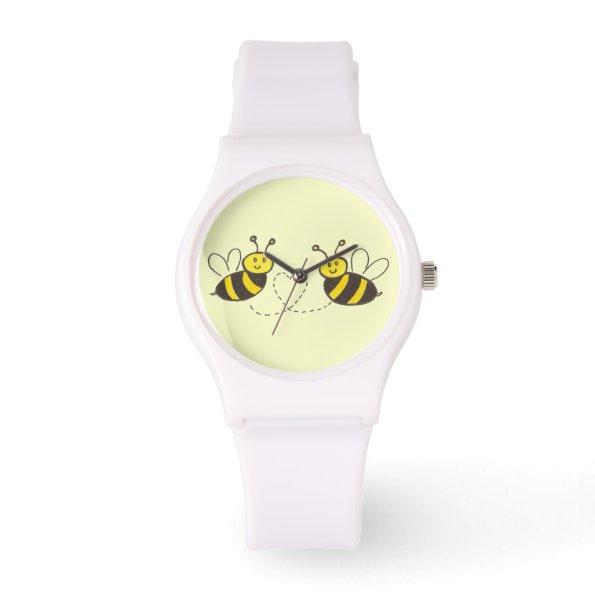 Honey Bees with Heart Sporty Watch