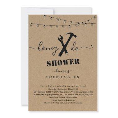 Honey Do Couples Shower or Groom Shower Invitations