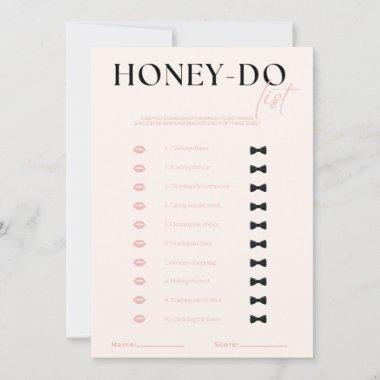 Honey-Do List Invitations