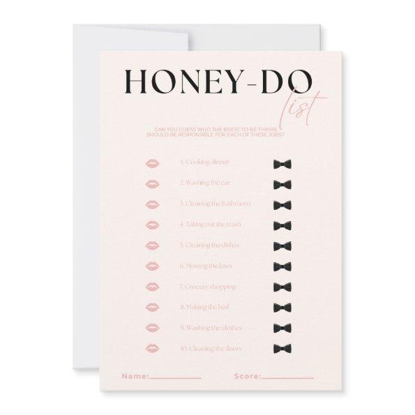Honey-Do List