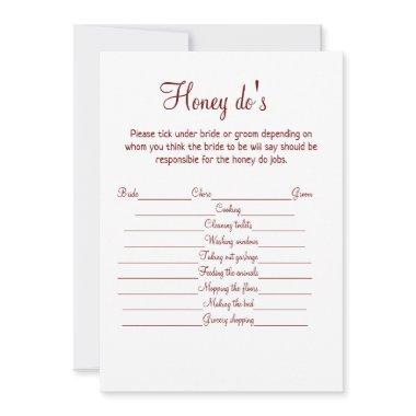 honey dos wedding bride groom part holiday