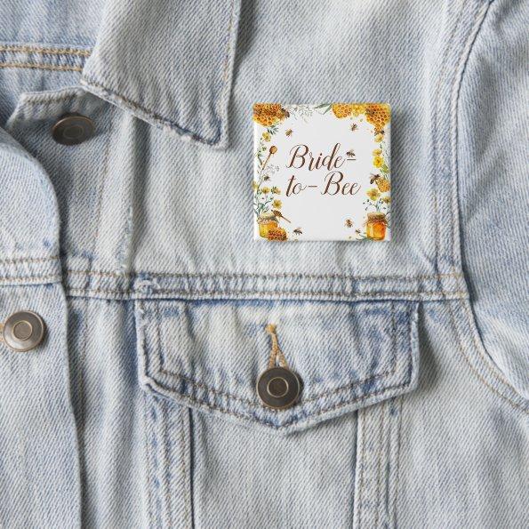 Honeybee Bride to Bee Baby Shower Role Button
