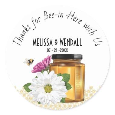Honeybee Honey Jar label