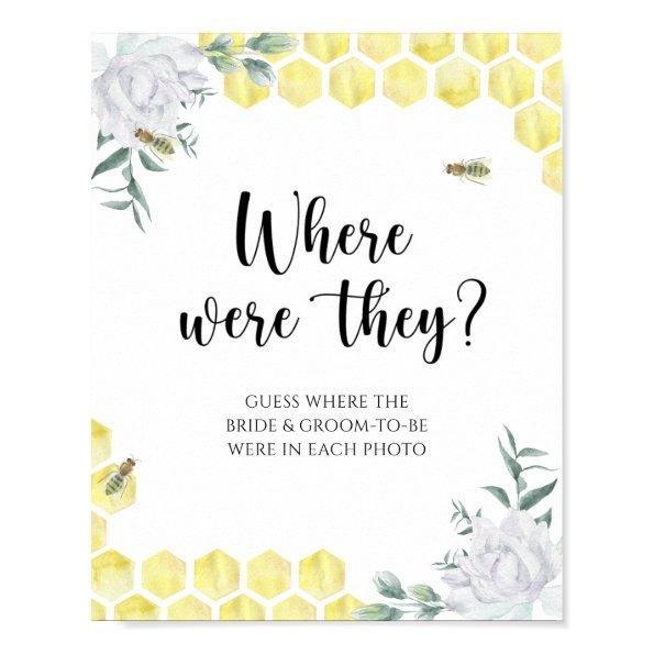 Honeycombs - Where Were They Poster