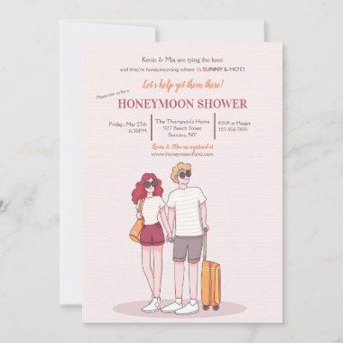 Honeymoon Shower Invitations 2