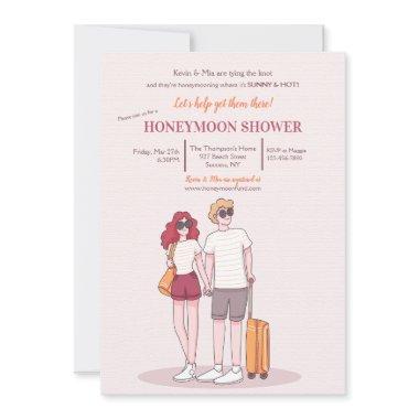 Honeymoon Shower Invitations 2