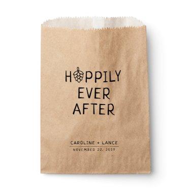 Hoppily Ever After Beer Co-Ed Wedding Shower Favor Bag