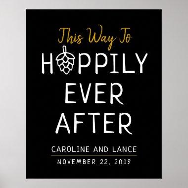 Hoppily Ever After Co-Ed Wedding Bridal Shower Poster