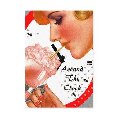 Host Around The Clock Bridal Shower Invitations