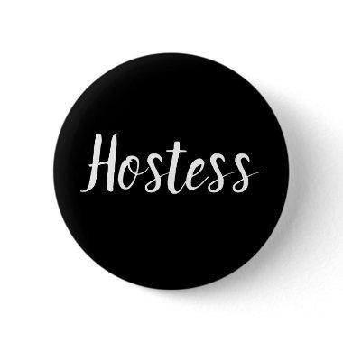 Hostess Minimalist  Gifts Weddings Button
