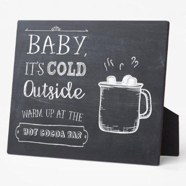 Hot Cocoa Bar Sign Plaque