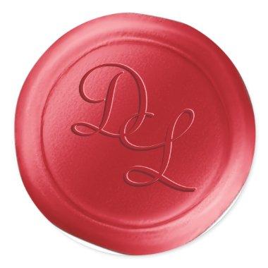 Hot Pepper 2 Letter Monogram Wax Seal Stickers