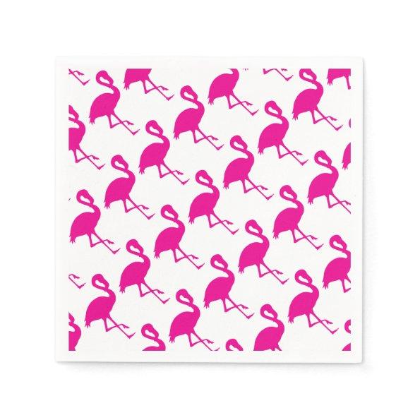 Hot Pink Flamingo Napkins