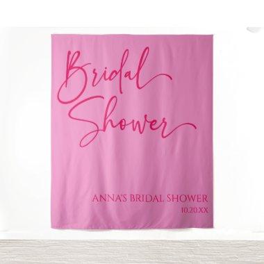 Hot Pink Modern Minimalist  Tapestry