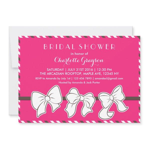 Hot Pink Ribbons and Bows