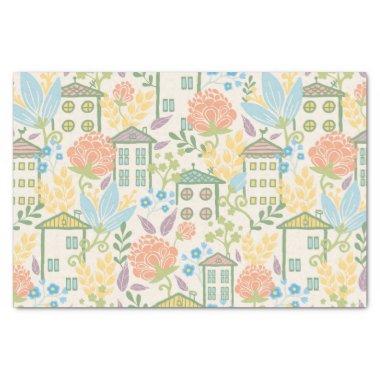 House Floral Tissue Paper
