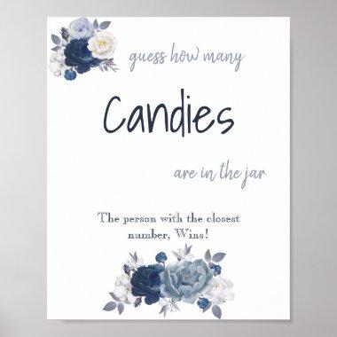 How many Candies Bridal Shower Game Sign