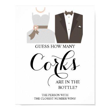 How Many Corks  Game Sign