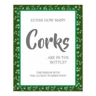How Many Corks Eucalyptus  Game Sign