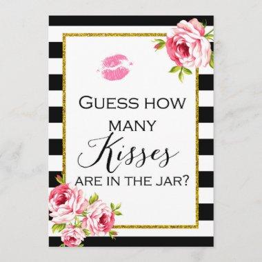 How Many Kisses are in the Jar " Sign Invitations