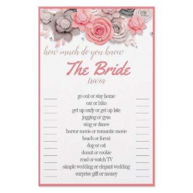 How much do you know The Bride Trivia  Flyer