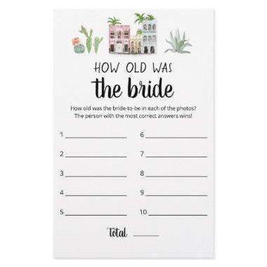 How Old Was The Bride game