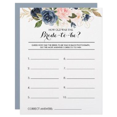 How Old Was the Bride-To-Be  Game