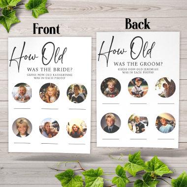 How Old Were Bride Groom Engagement Party Game