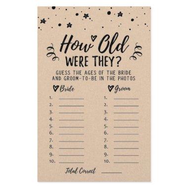 How old were they  or Hen Party game