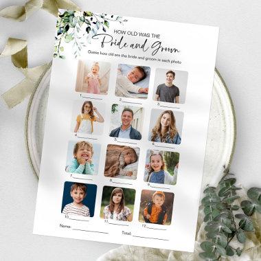 How Old Were They Bride And Groom Bridal Shower Invitations