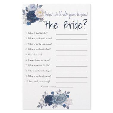 How well do you know the Bride?  Flyer