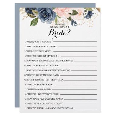 How Well Do You Know the Bride Bridal Shower Game