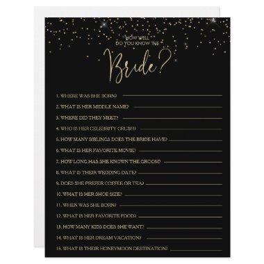 How Well Do You Know the Bride Bridal Shower Game